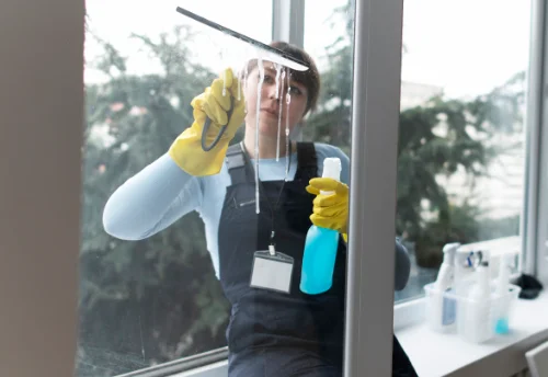 Nettoyage de vitres intérieures et extérieures au Glaizil